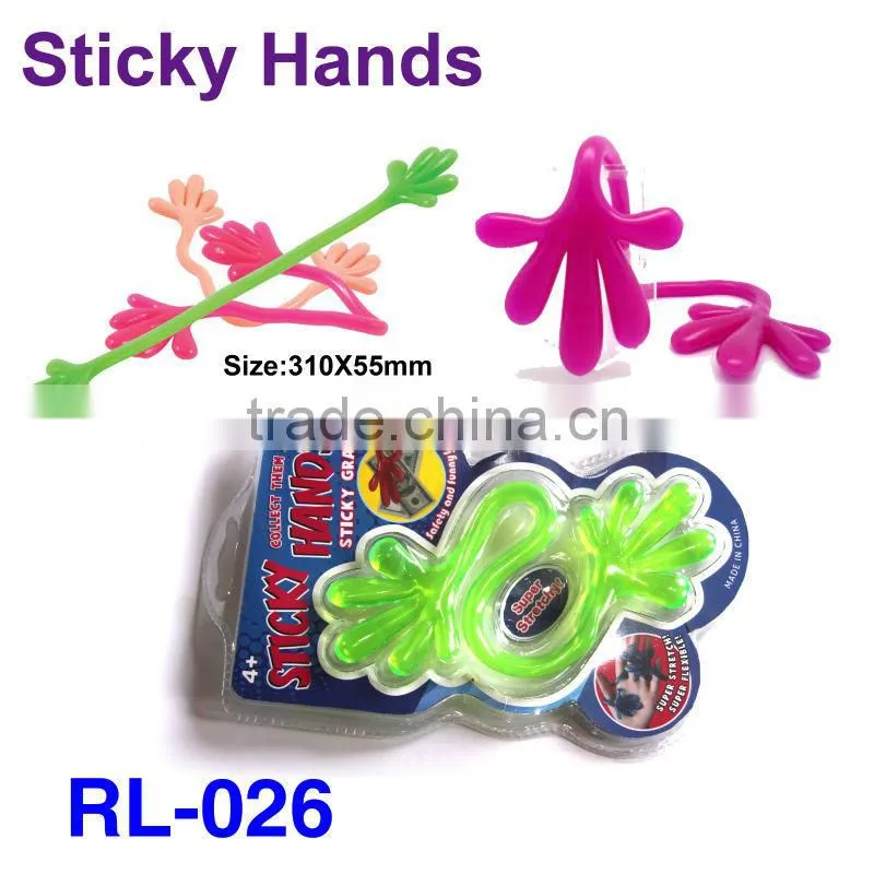 promotional sticky hand toys