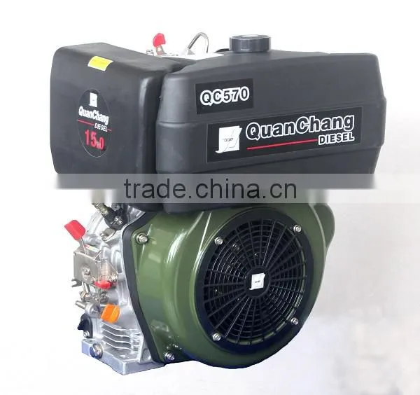 11KW/15HP single air-cooled diesel engine