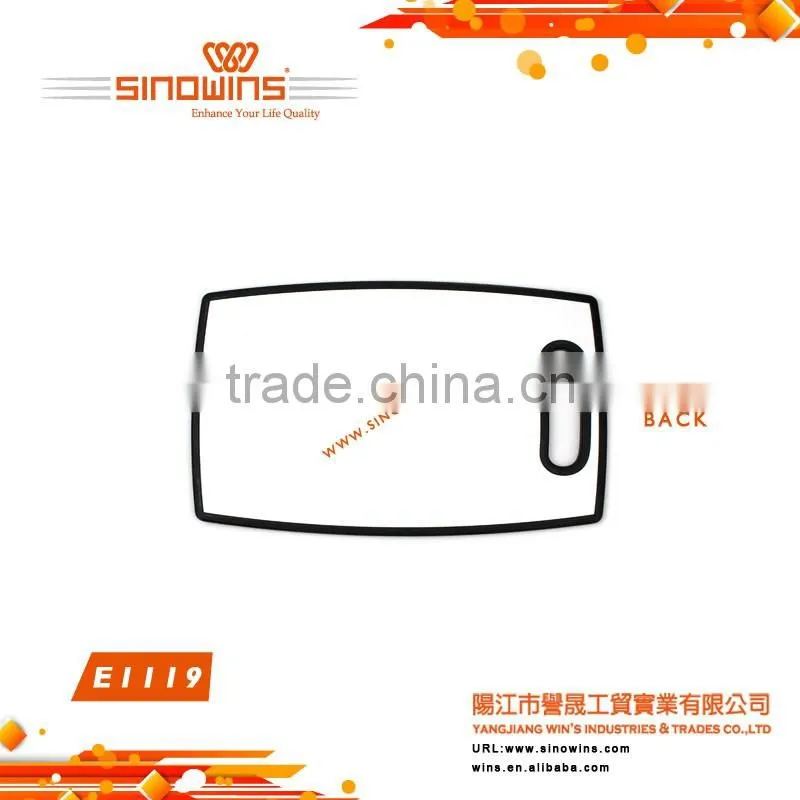 E1119 Plastic Household Kitchen Utensil Slicing Dicing Cutting Chopping Board