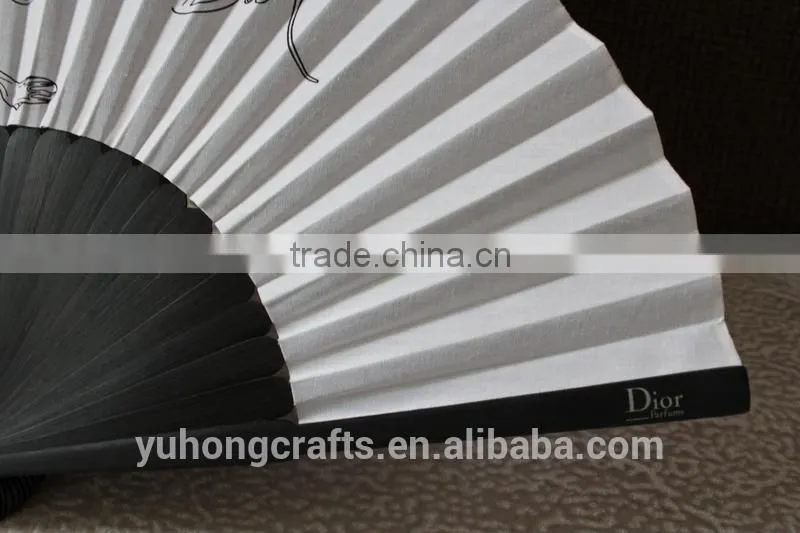 Japanese fabric fan for advertising handicraft