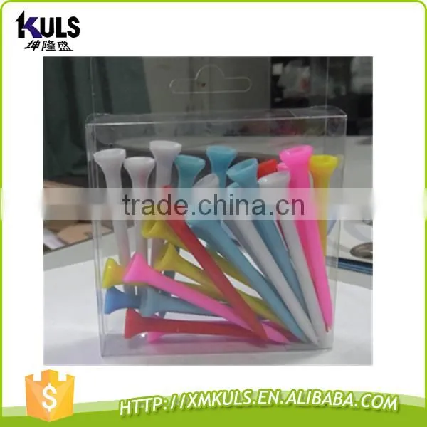 wholesale customized multicolor golf plastic tee