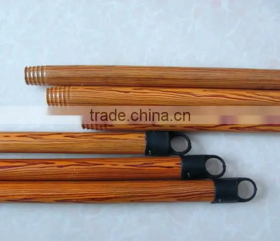 Popular Flower Design Wood Mop Stick