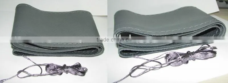 Genuine Leather Sewing Steering Wheel Cover