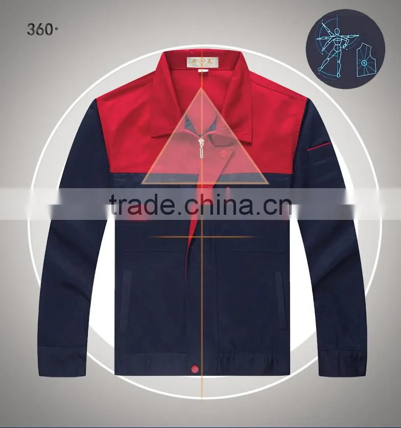Customized manufactorying long-sleeve workwears mender mechanic workers uniform