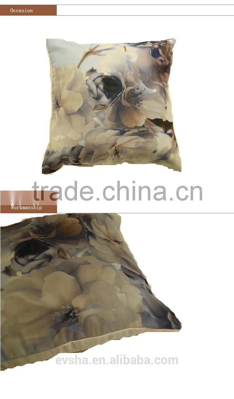 pillow 100% cotton printed cushion,cushion cover,seat cushion