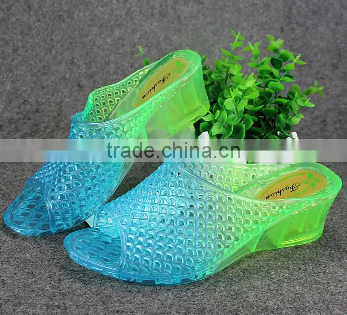 GZY slippers wedges durable slipper indoor model breathable warehouse hot selling stock female shoes 2017