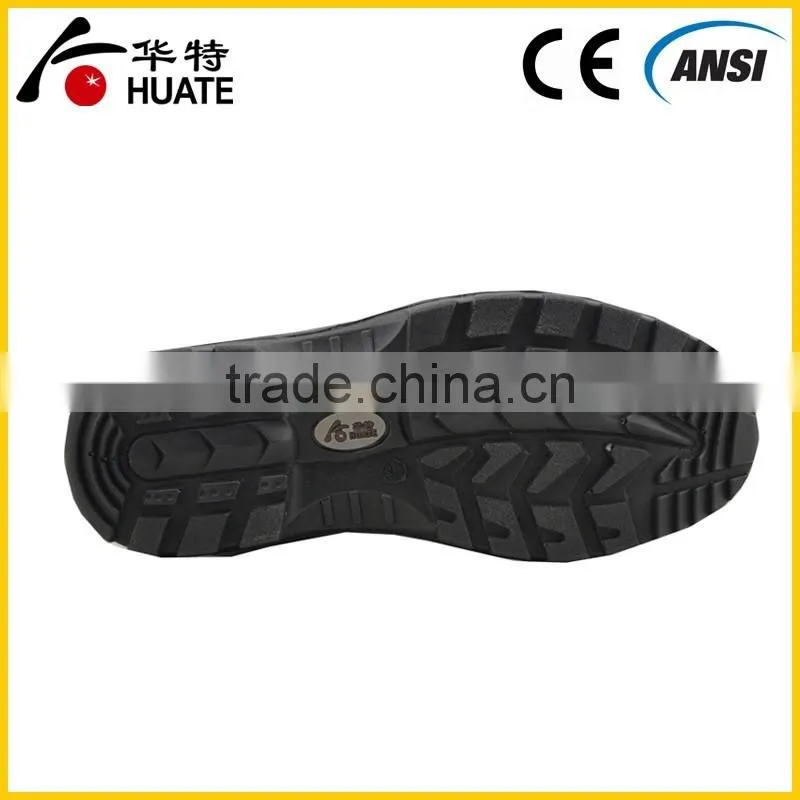 Anti-Static high cuff waterproof safety shoes with genuine leather