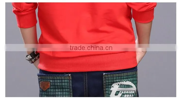 Boys new spring hooded lightning printing long sleeve fleece children sports coat