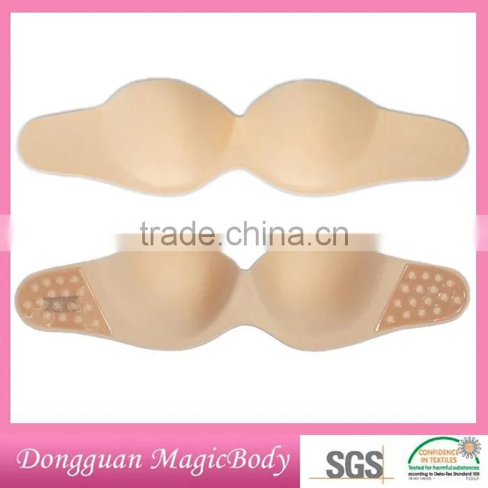 fashion silicon nude bra manufacture