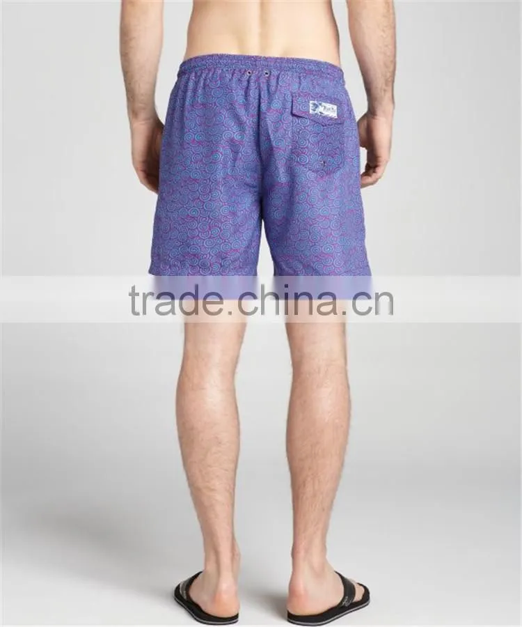 New design factory price waterproof beach shorts men's swimming trunks