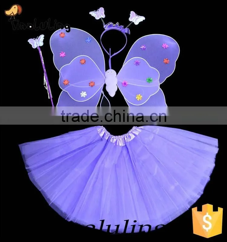 Multicolor kids Halloween Butterfly Fairy Wings Magic Wings Accessory