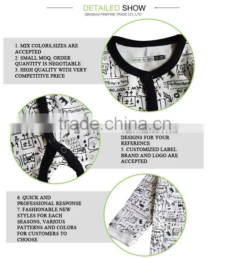 Newest Fashion Stylish Floral Baby Clothes Rompers