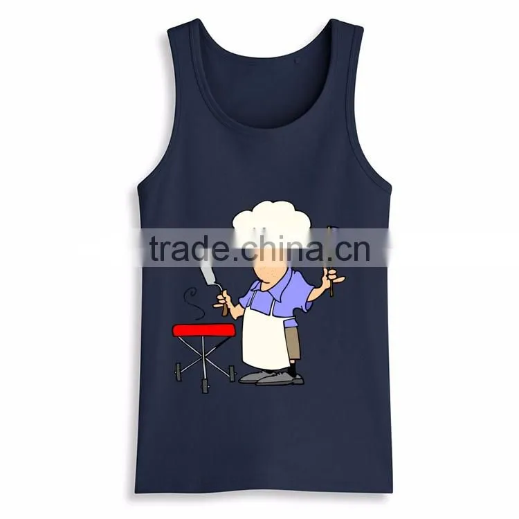 2016 Hot Sale Custom Print Fashion Blank Gym Mens Stringer Singlet Wholesale