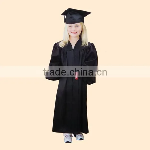 graduation gown child, children graduation gown, red kindergarten graduation gown