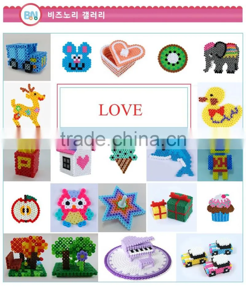 2400Pcs 24 Color Hama Beads 5MM Perler Beads DIY Creative Puzzles Tangram Jigsaw Board Educational Baby Kid Toys Gifts