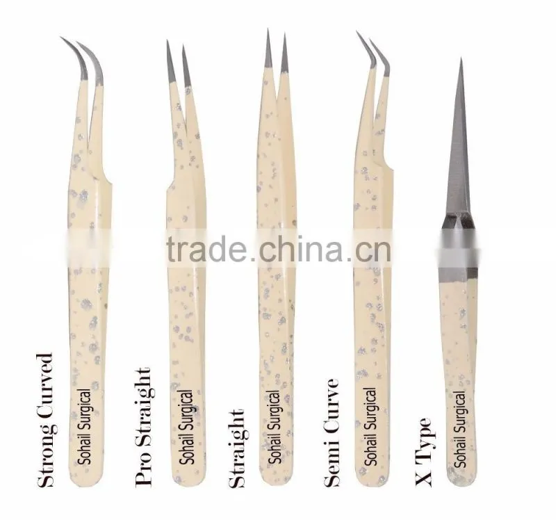 eyelash tweezers stainless seal