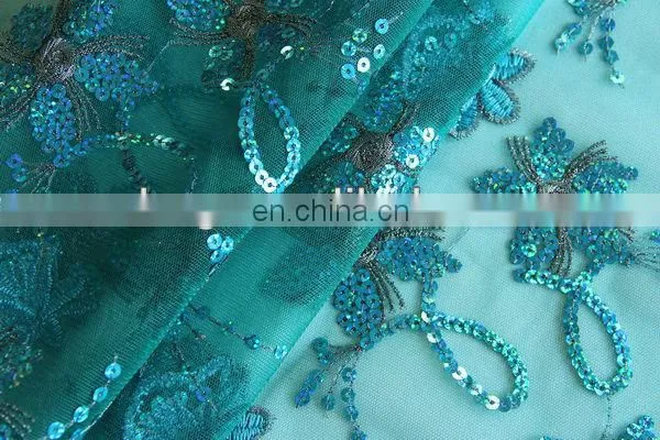 Mesh Plain Embroidery with Spangle