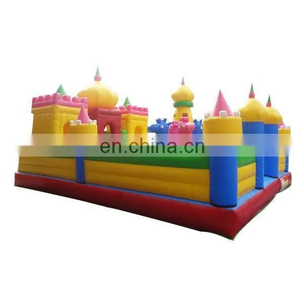 Attractive! 0.55 mm pvc amusement park inflatable playground for adult or kid hot sale