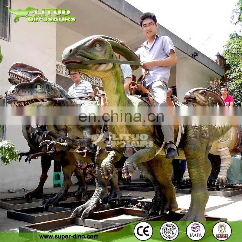 Playground Mechanical Coin Operated Dino Ride