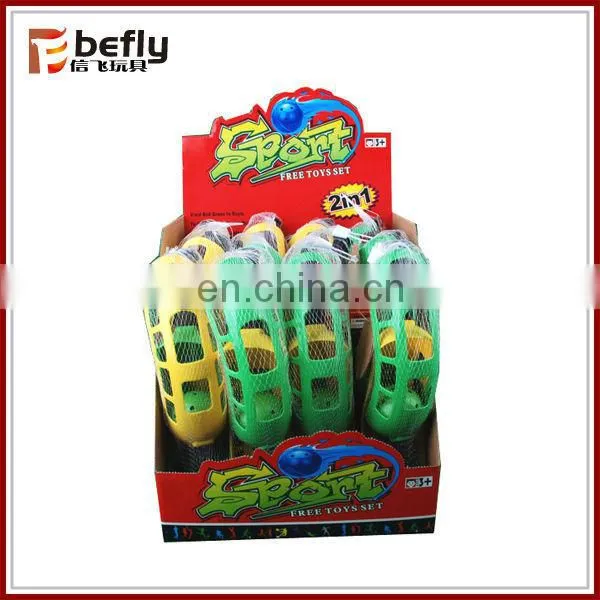 Plastic scoop catch ball game for kid