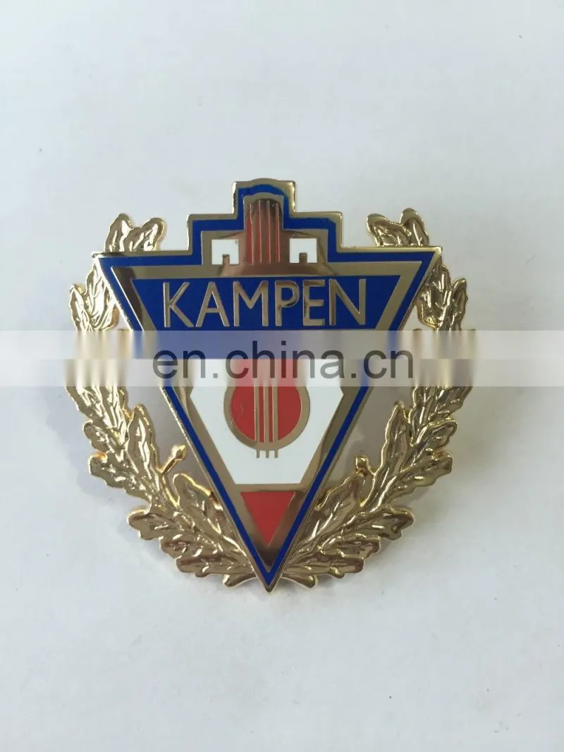Custom metal gold tie clip with custom logo