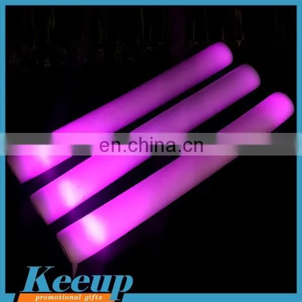 2016 Promotional concert Pink Custom led foam glow sticks