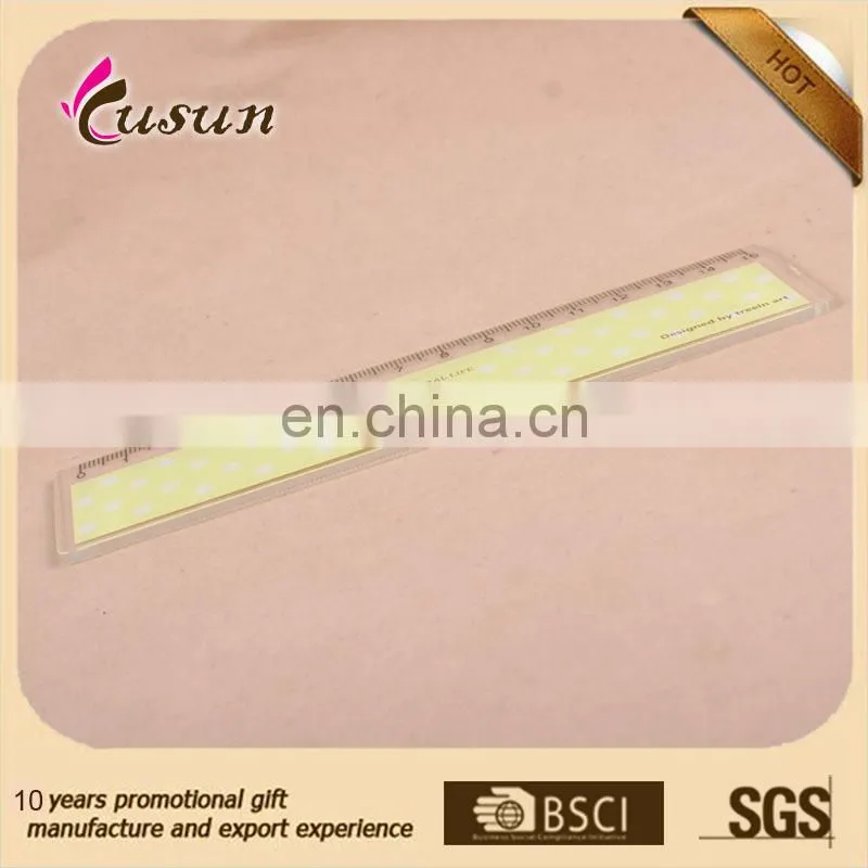customized Advertising plastic 15cm promotional ruler