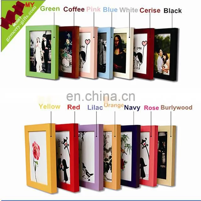 Great-hearted style colorful large size photo frame wholesale