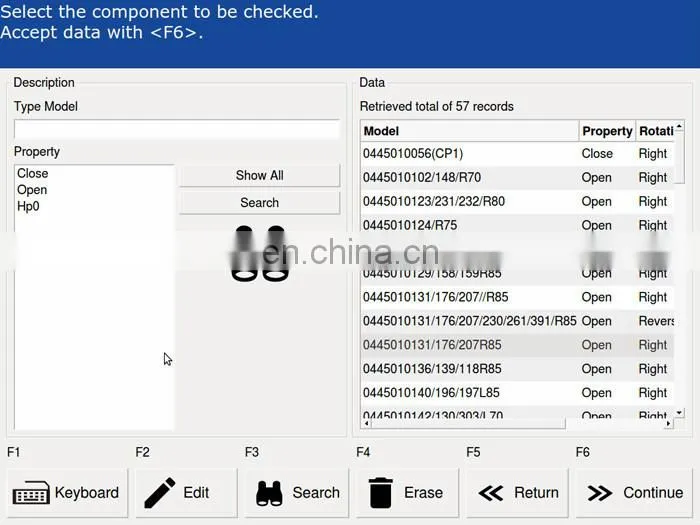 CR3000A common rail injector and pump test bench computer system