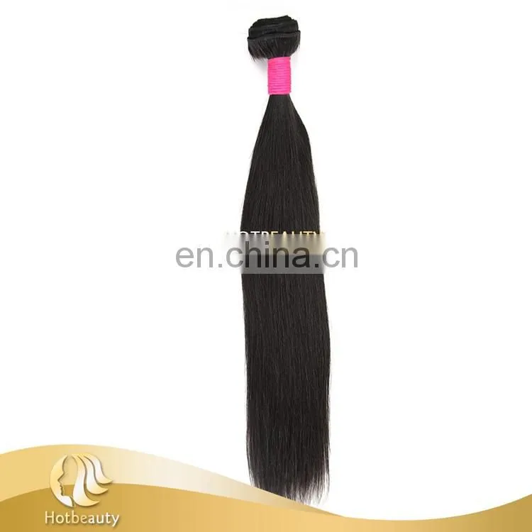 Raw unprocessed 7A top grade original straight Brazilian hair bundle with closure