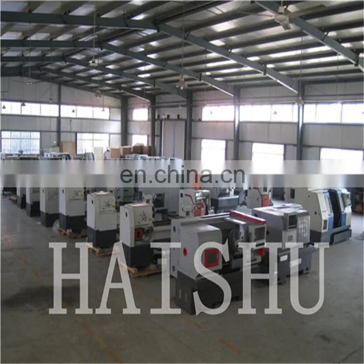 The small cnc lathe machine with chuck and tool turret CK0640A