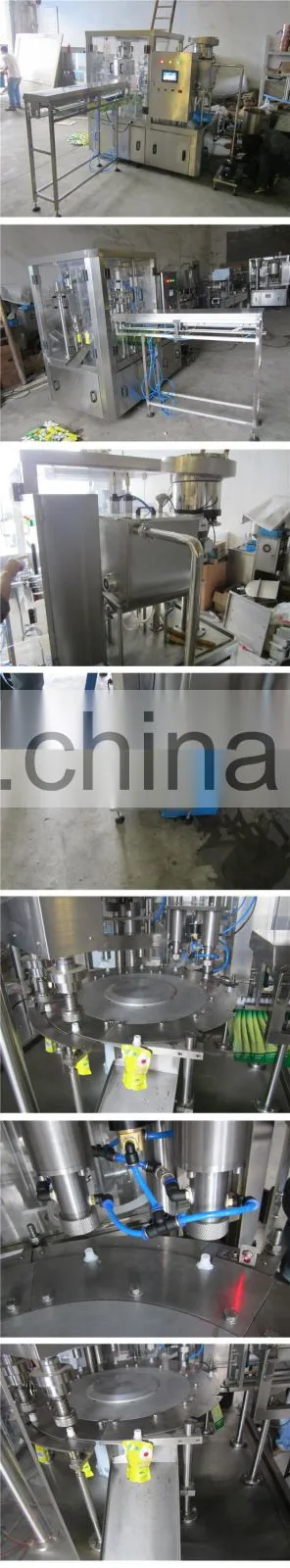 Shanghai machinery automatic double head liquid filling machine