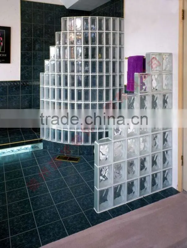 Decorative Colored glass block with high safety performance