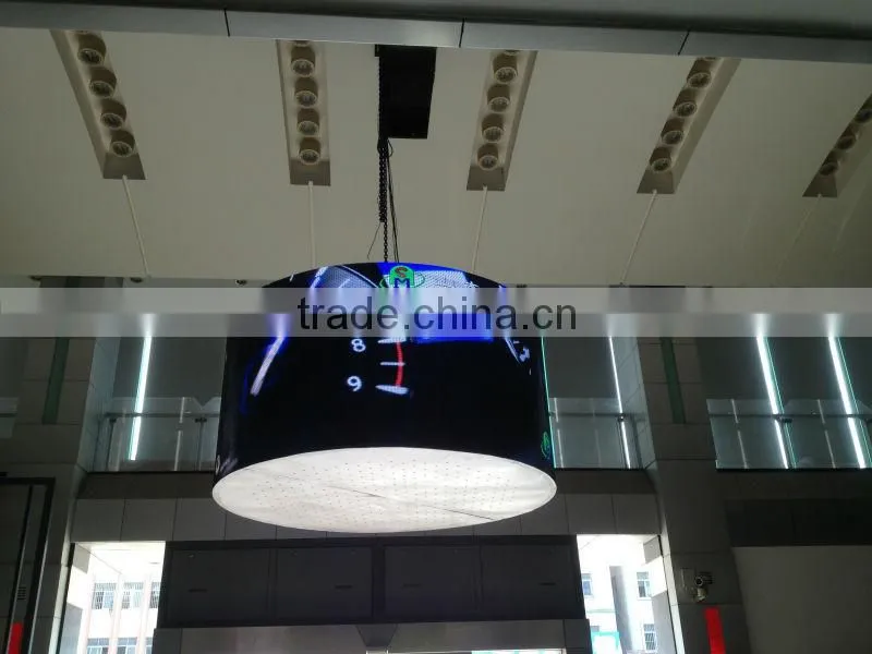 P10 column outdoor full color decoration electron led display screen