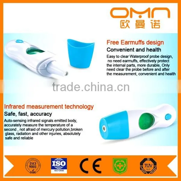 Bluetooth Infrared Ear Thermometer With Digital Lcd Display Readout - Celsius, Fahrenheit Reading