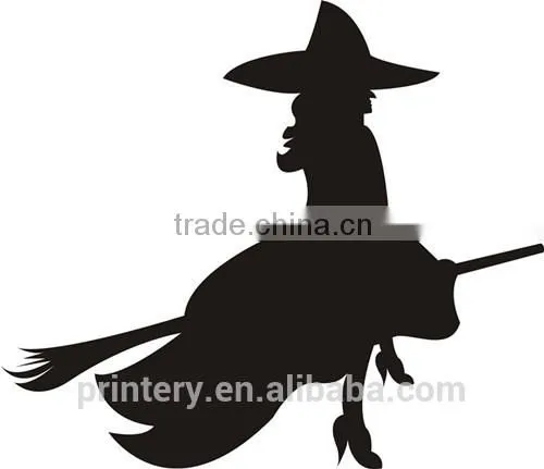 2014 Halloween cute decal high quality electrostatic window stickers, removable window stickers,gel window sticker