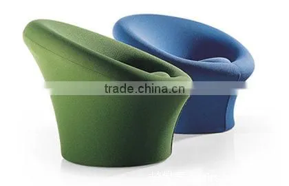 Unique design waiting room fiberglass mushroom chairs