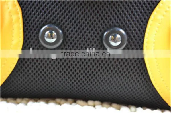 Kneading dual head waist shiatsu massage pillow