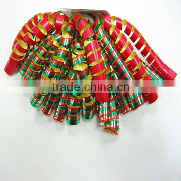Solid Gross Printed Transparent Multi-colors Poly Curly Bows/Poly Ribbon Gift Wrapping Bows/Decoration Ribbons