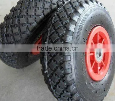 300-4 natural rubber wheels