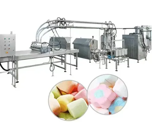 Industrial Automatic Four Twist Shape Cotton Candy Production Line
