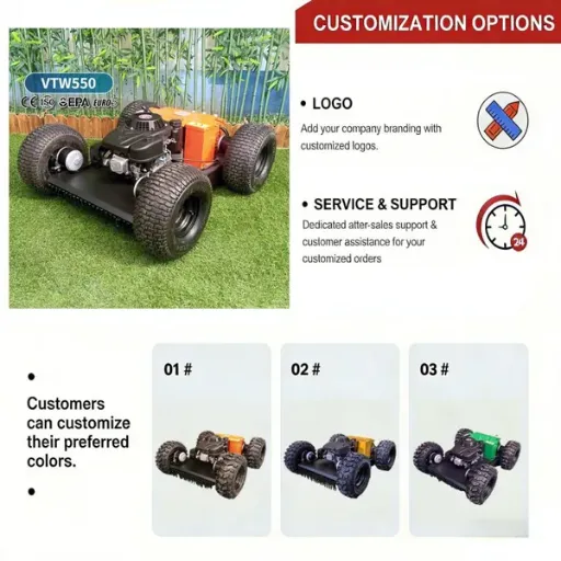 remote control lawn mower CE certified (2)