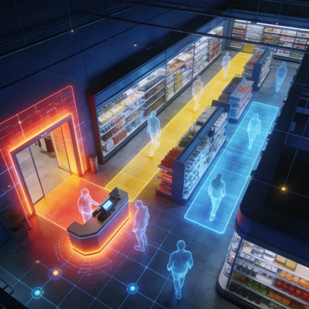 The Future of Retail: Connecting People Counters with In-Store Heatmapping AI Software