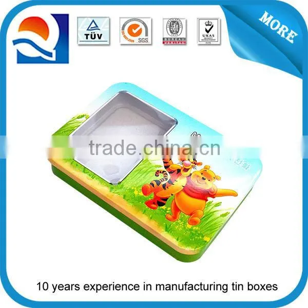 Dongguan high quality colorful bettery tin box/Bettery case