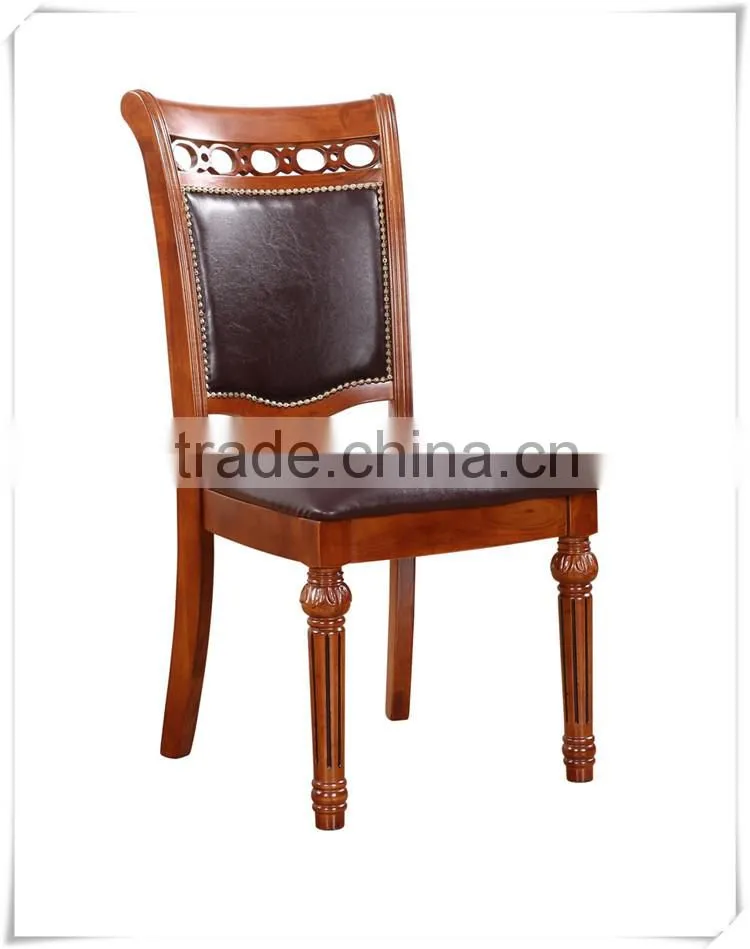 popular design pu leather and wooden dinning chair