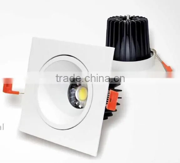 Professional Adjustable angle LED down Light 10w 15w 20w 30w Round /Square