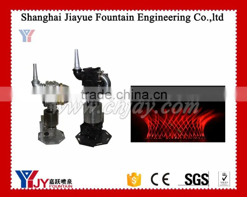 3-dimensional fan fountain nozzle