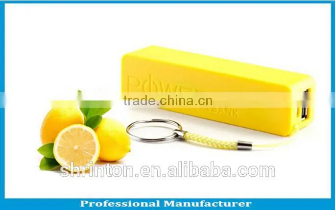 High quality promotionl USB 2600mah power bank with parfume