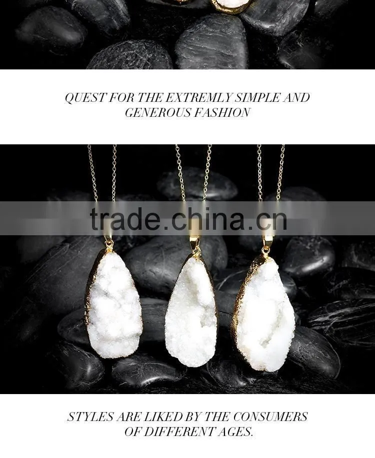 Mixed order available white stone necklace for men