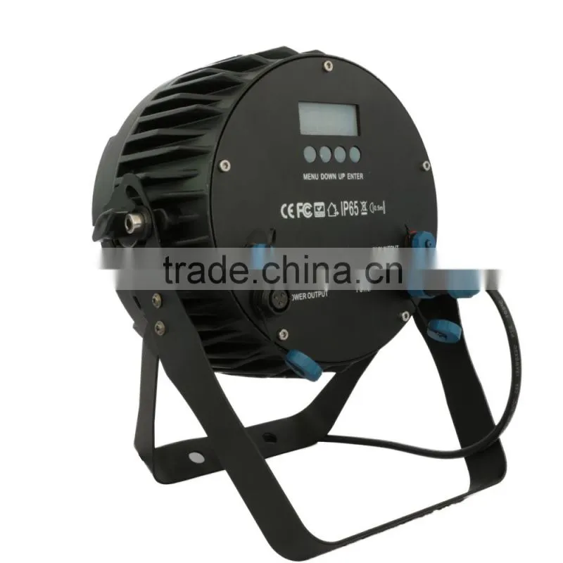 DMX512 led stage par light 6pcs 15w RGBWA 7in1 outdoor lighting